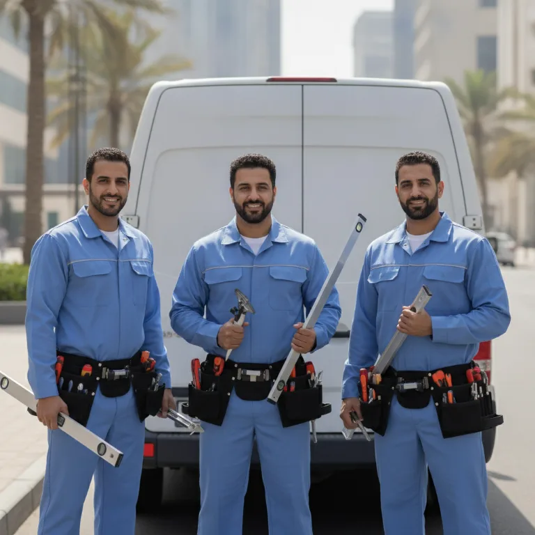 Glazier team in Jebel Ali